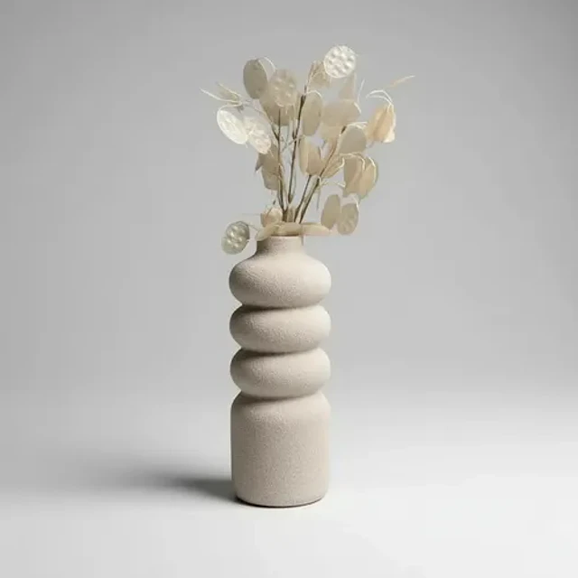 Decoración Prints Patro - Florero Ondulado Minimalista