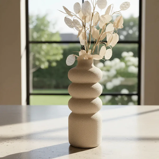 Decoración Prints Patro - Florero Ondulado Minimalista 2