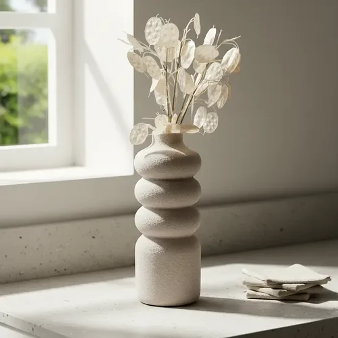 Decoración Prints Patro - Florero Ondulado Minimalista 3