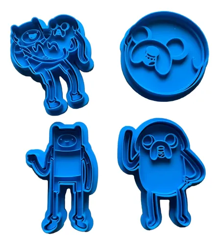 Cortador De Galletas Hora De Aventura - (pack 4 Unidades)