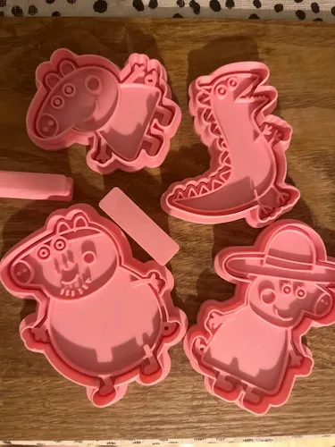 Cortador De Galletas - Familia Peppa Pig (pack 5 Unidades) - Foto 2
