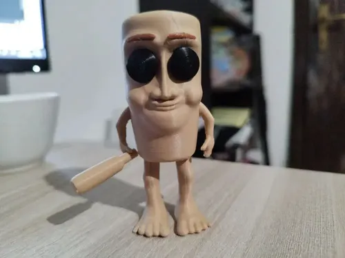 Figura Tung Tung Sahur - Impreso En 3d - Foto 2
