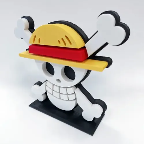 Figura Decorativa De One Piece  Jolly Roger Mugiwara - Foto 2