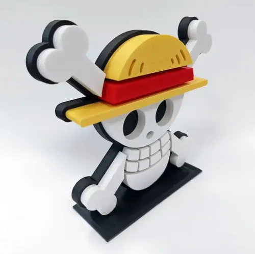 Figura Decorativa De One Piece  Jolly Roger Mugiwara - Foto 3