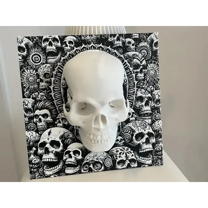 Cuadro Decorativo - Estilo Calavera 3d 1
