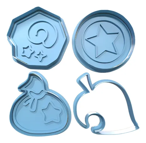 Animal Crossing - Cortador De Galletas (pack 4 Unidades)