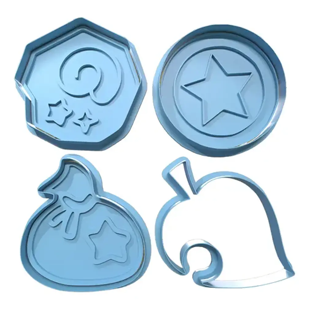 Animal Crossing - Cortador De Galletas (pack 4 Unidades) 1