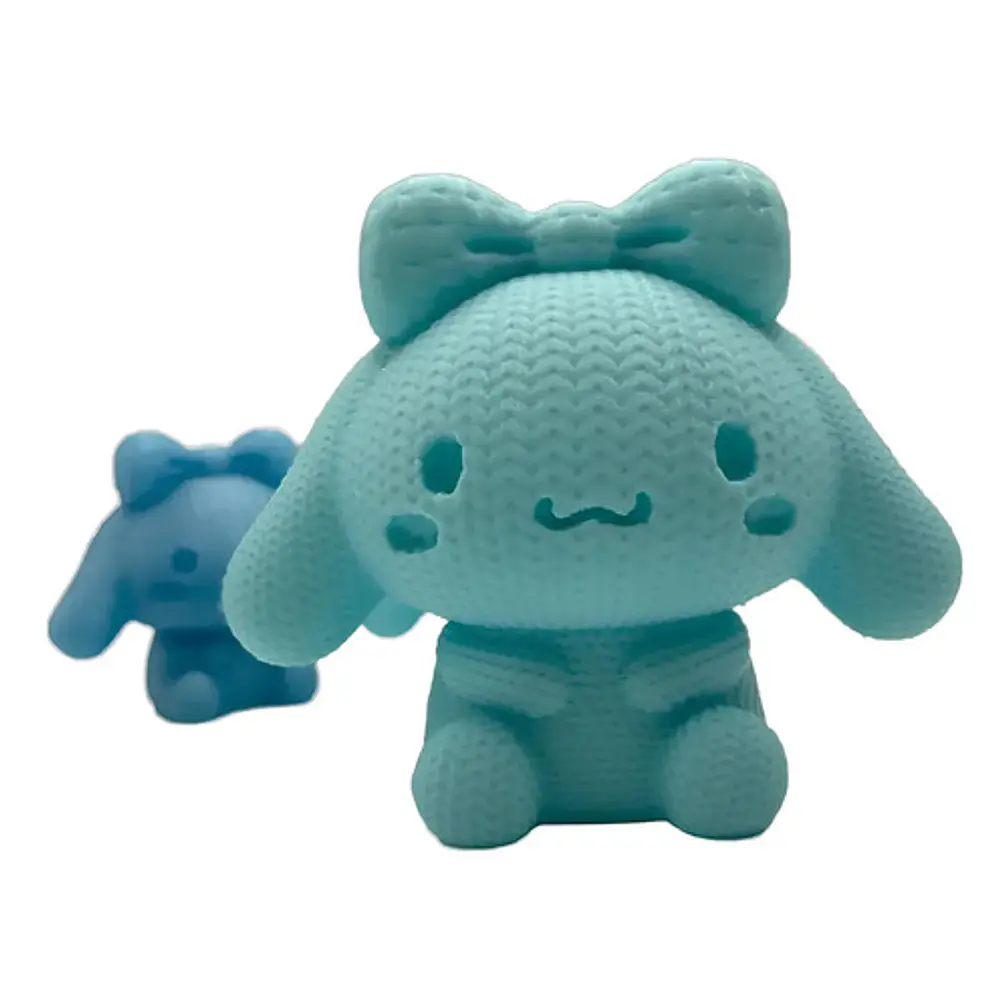 Figura Cinnamoroll Impreso En 3d - Diseño Estilo Tejido 1