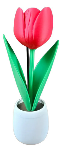 Figura Decorativa Tulipan En Maceta