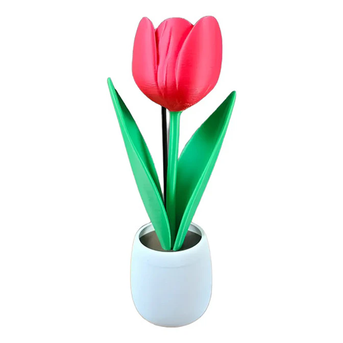 Figura Decorativa Tulipan En Maceta 1