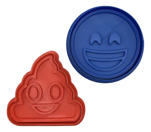 Cortador De Galletas - Emojis (pack 2 Unidades)
