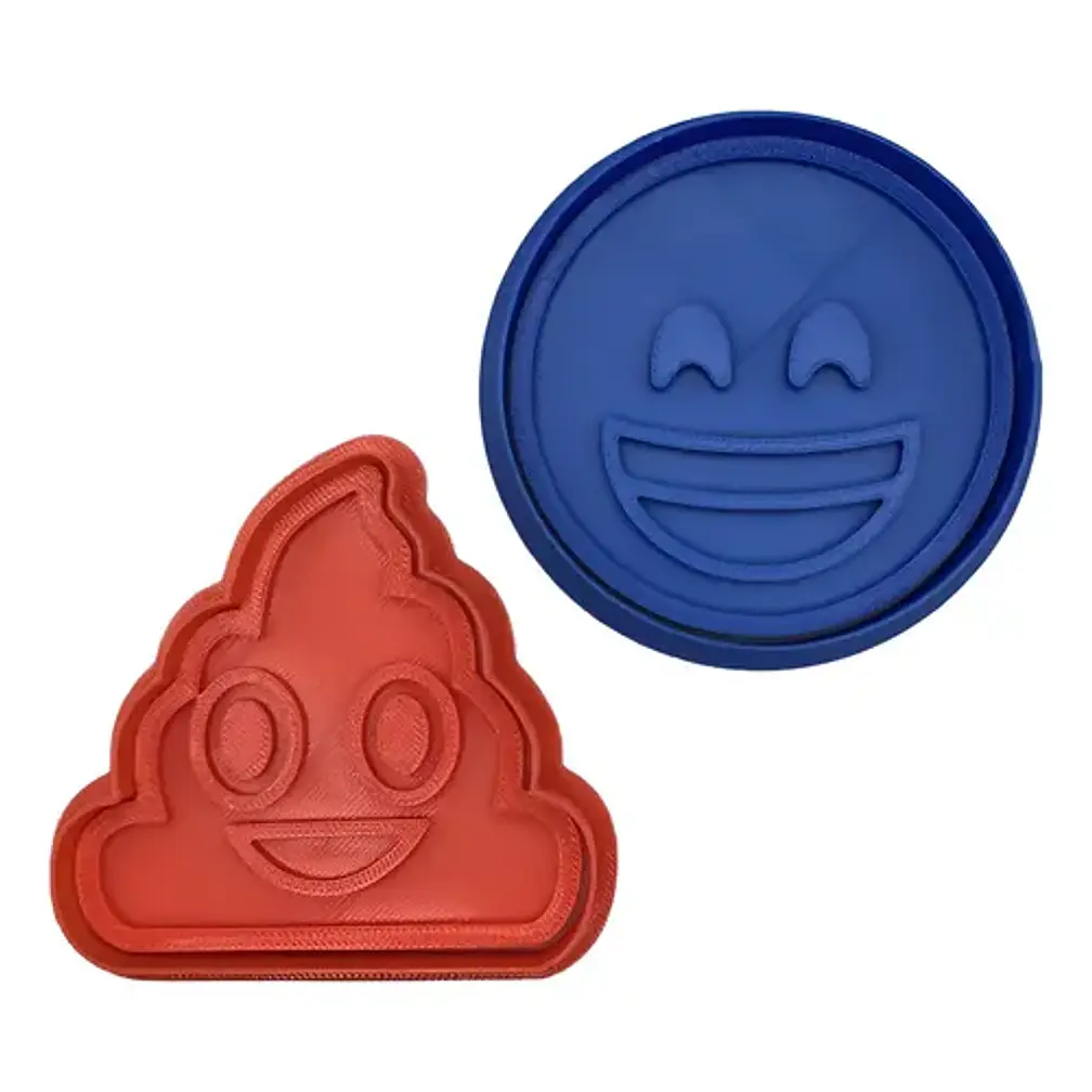 Cortador De Galletas - Emojis (pack 2 Unidades) 1