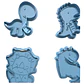 Cortador De Galletas - Diseño Dinosaurios - Miniatura 1