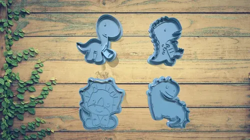 Cortador De Galletas - Diseño Dinosaurios - Foto 2