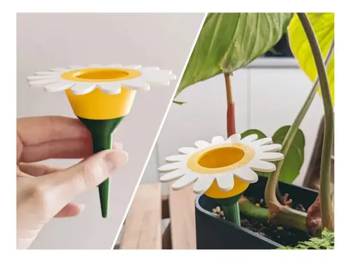 Globo De Riego Para Plantas - Diseño Margarita - Foto 3