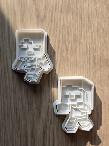 Cortador De Galletas Steve Zombie Minecraft (2 Unidades) - Foto 2