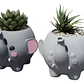 Macetero Diseño Elefante - Miniatura 1