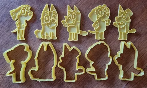 Cortador De Galletas  Bluey Y Sus Amigos - (pack 5 Unidades) - Foto 2