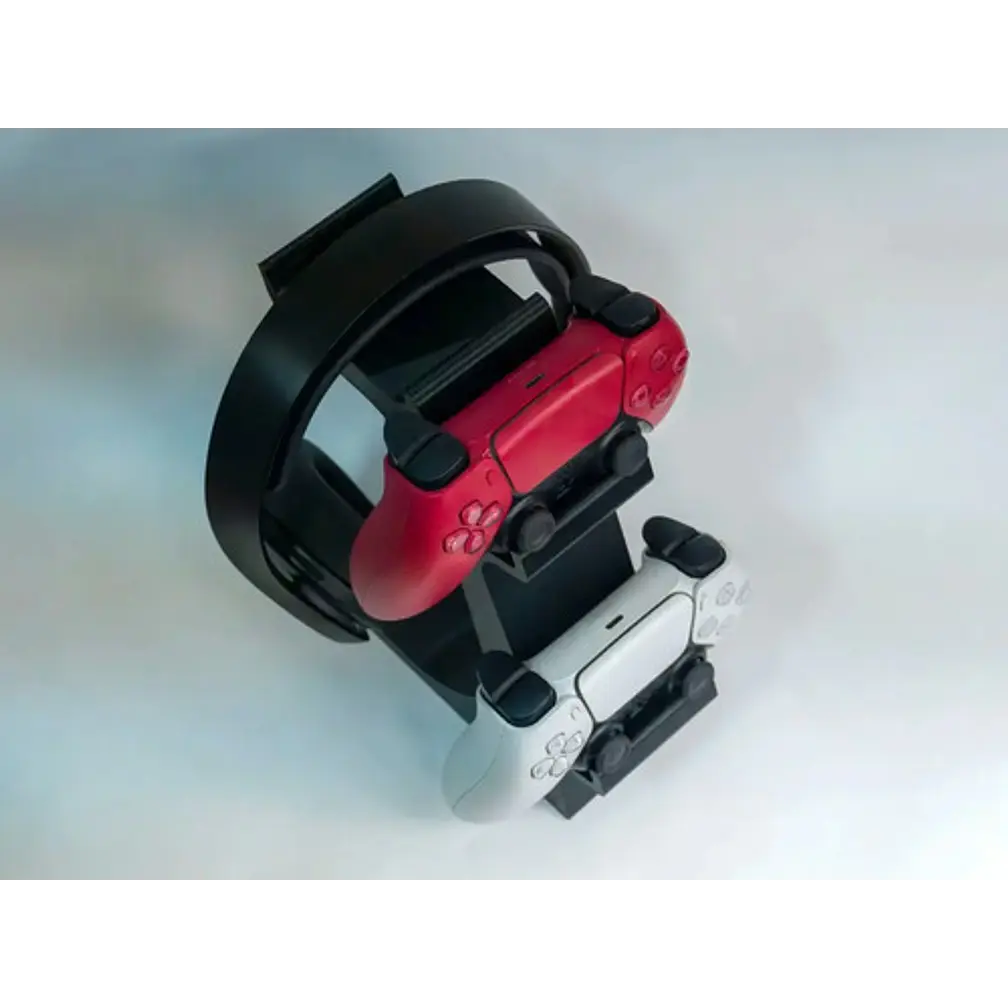Soporte Para Mando Y Auriculares Gamer Pc Consola 2