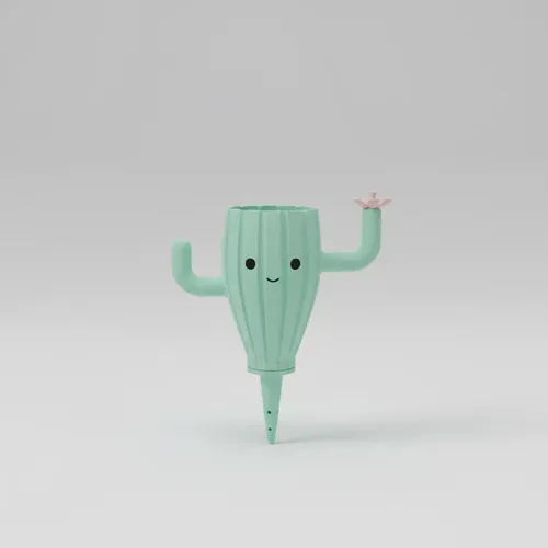 Globo De Riego Para Plantas Goteo Diseño Cactus Prints Patro - Foto 4