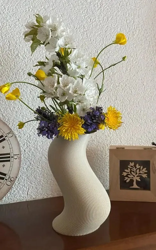 Jarrón - Moderno Beige - Foto 2