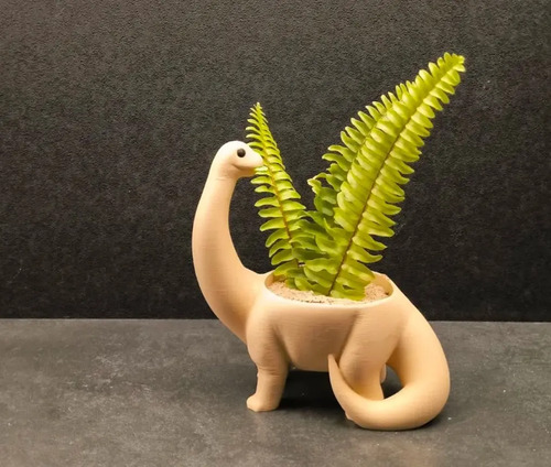 Macetero - Diseño Dinosaurio - Foto 2