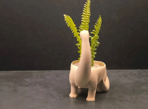 Macetero - Diseño Dinosaurio - Foto 3