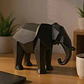 Decoración - Elefante Polígono Minimalista - Miniatura 2