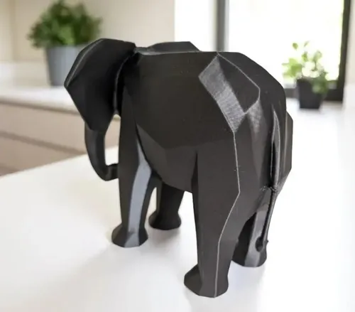 Decoración - Elefante Polígono Minimalista - Foto 5