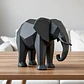 Decoración - Elefante Polígono Minimalista - Miniatura 6