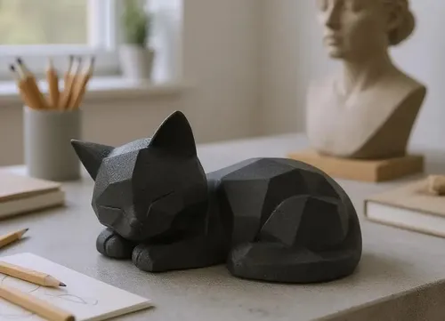 Decoración - Gatito Minimalista - Foto 5