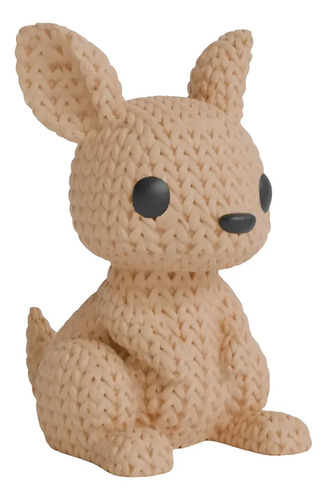 Mini Figura - Canguro Estilo Tejido