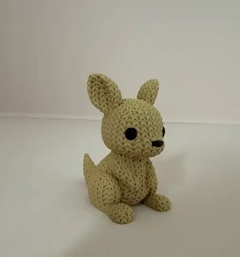 Mini Figura - Canguro Estilo Tejido - Foto 2