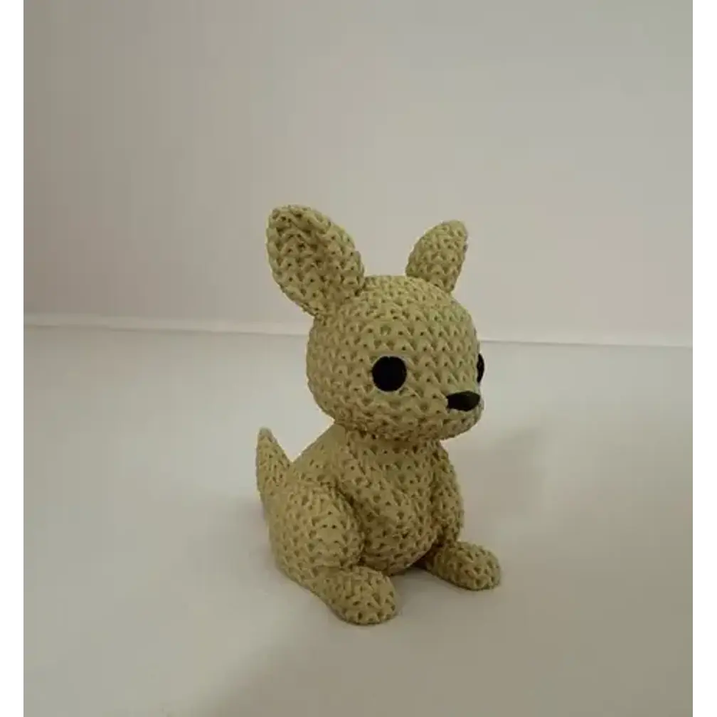 Mini Figura - Canguro Estilo Tejido 2
