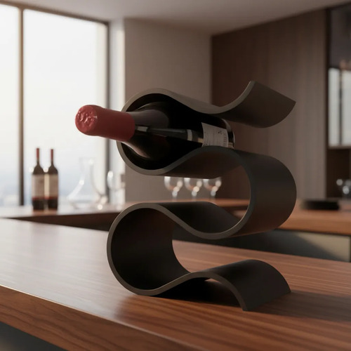Porta Vino - Minimalista Y Elegante - Ideal Para Regalo