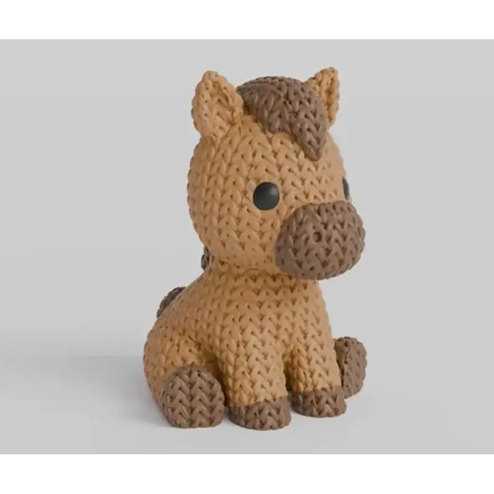 Mini Figura - Caballo Estilo Tejido 2