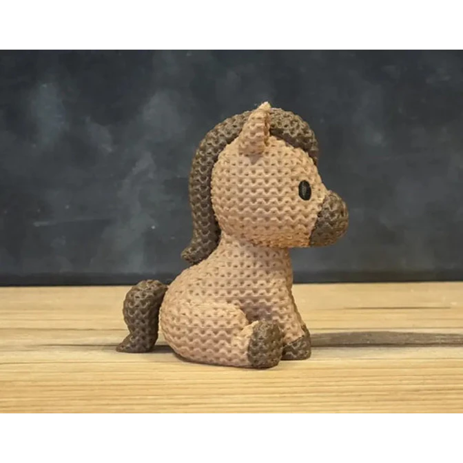 Mini Figura - Caballo Estilo Tejido 4