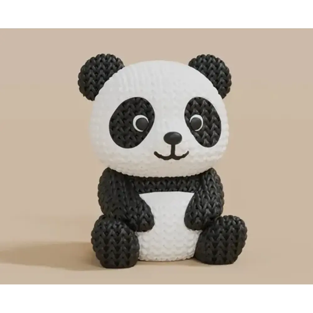 Mini Figura - Panda Estilo Tejido 2