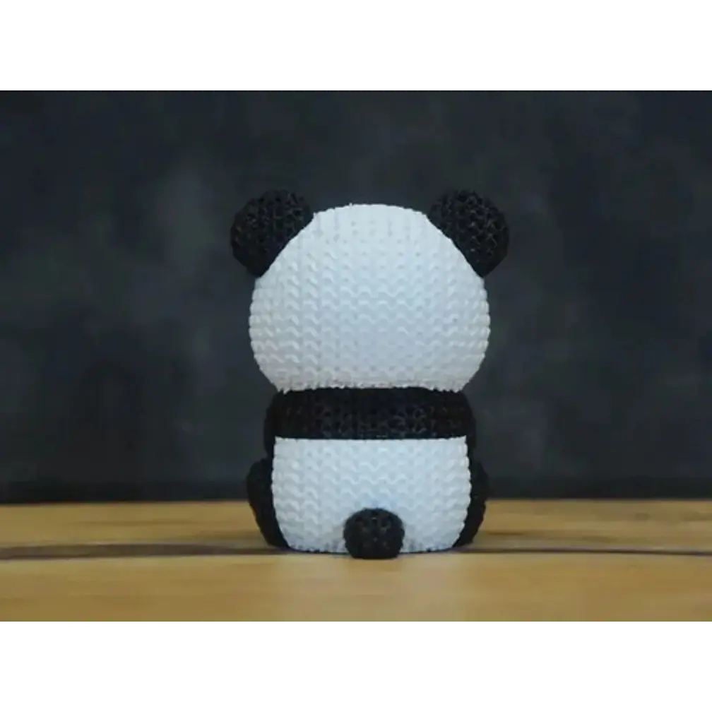 Mini Figura - Panda Estilo Tejido 5