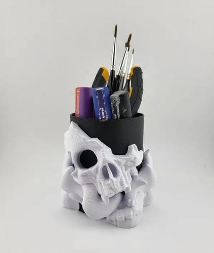 Portalápices - Diseño Calavera - Foto 2