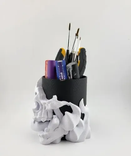 Portalápices - Diseño Calavera - Foto 3
