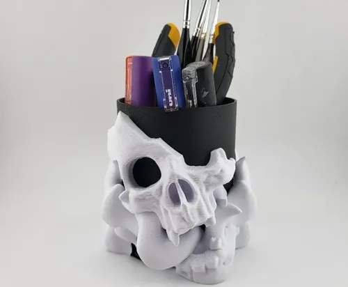 Portalápices - Diseño Calavera - Foto 6