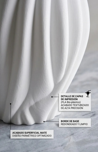 Jarrón Orgánico Moderno - Foto 2