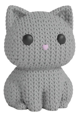 Mini Figura - Gato Estilo Tejido
