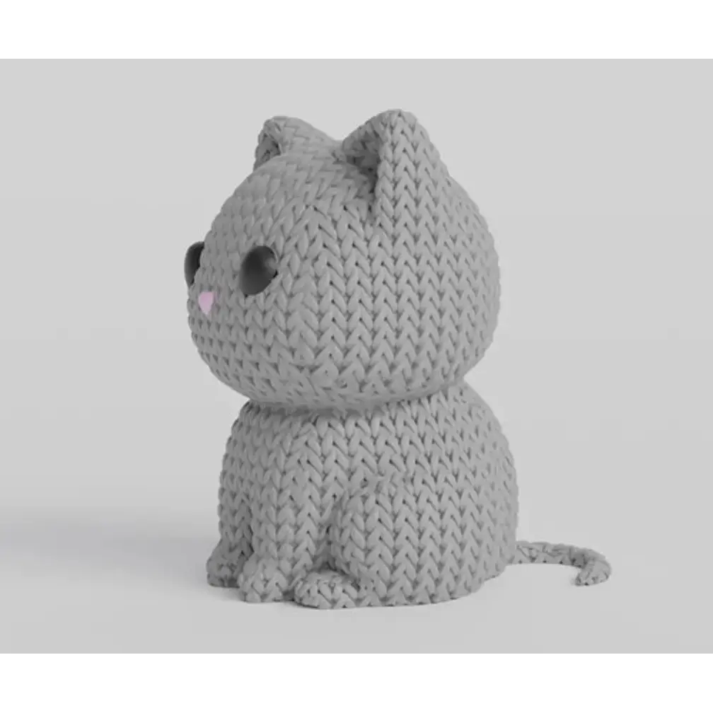 Mini Figura - Gato Estilo Tejido 3