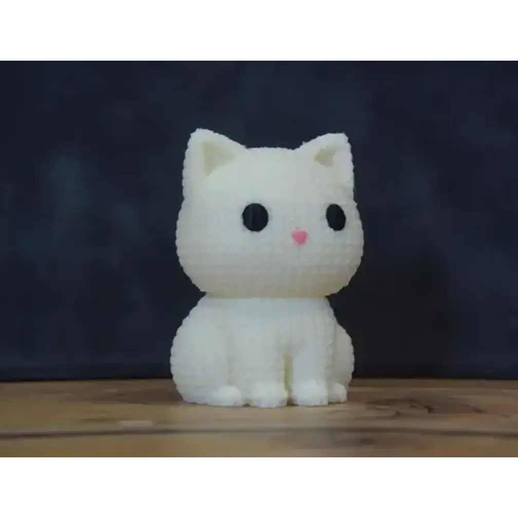 Mini Figura - Gato Estilo Tejido 4