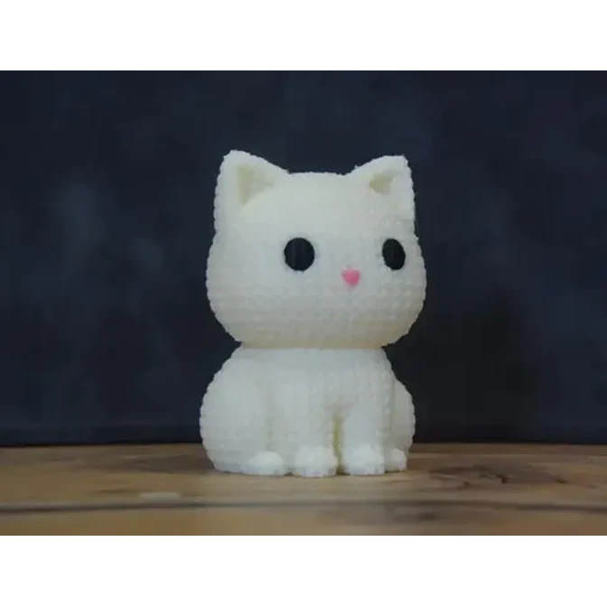 Mini Figura - Gato Estilo Tejido 4