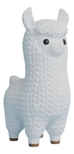 Mini Figura - Llama Estilo Tejido