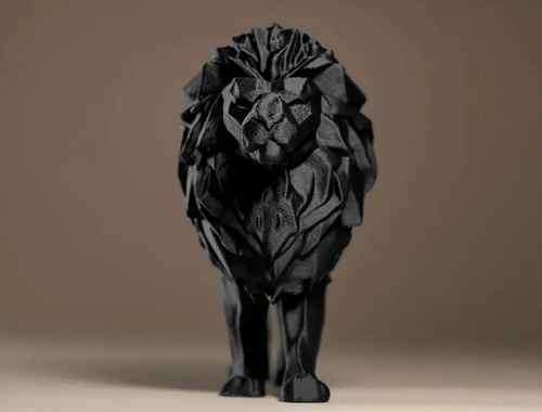 Escultura León Minimalista Réplica Printpatro3d - Foto 3