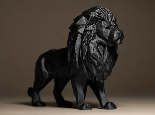 Escultura León Minimalista Réplica Printpatro3d - Foto 5
